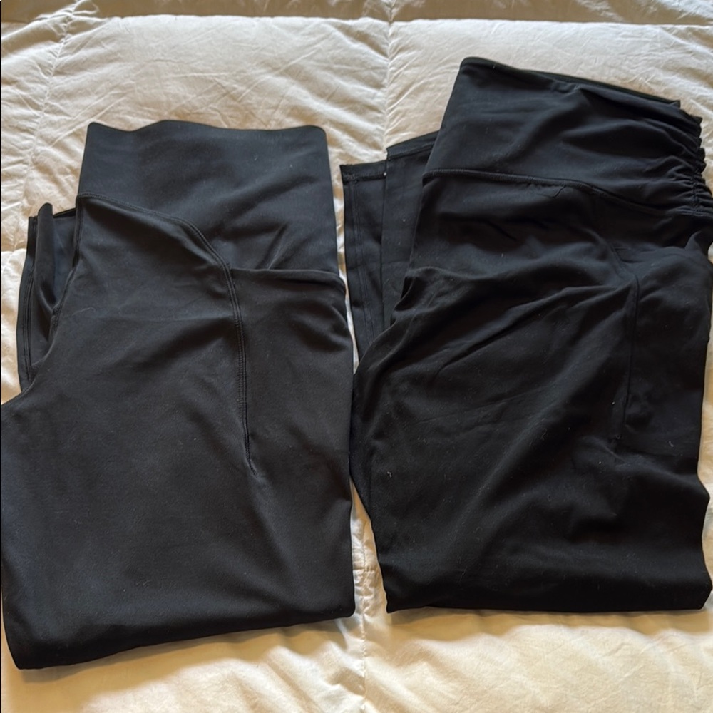 2 Pairs of Black Leggings